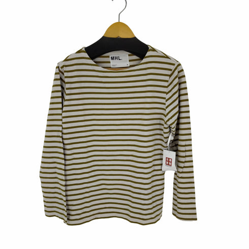 エムエイチエル MHL. ボーダーバスクTEE カットソー メンズ JPN:M
