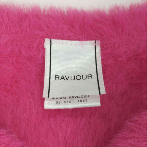 ラビジュール Ravijour フェザーニット カーディガン レディース ONE SIZE
