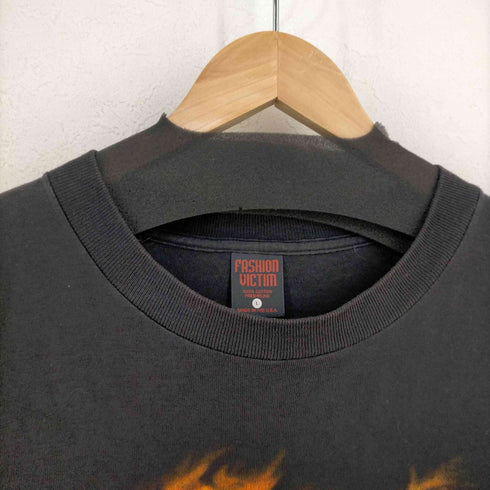 Fashion victim 90s USA製 シングルステッチ ©1997 アニメ T-shirt メンズ import:L
