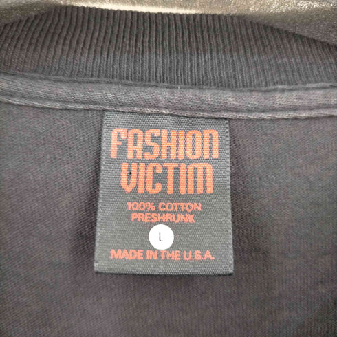Fashion victim 90s USA製 シングルステッチ ©1997 アニメ T-shirt メンズ import:L