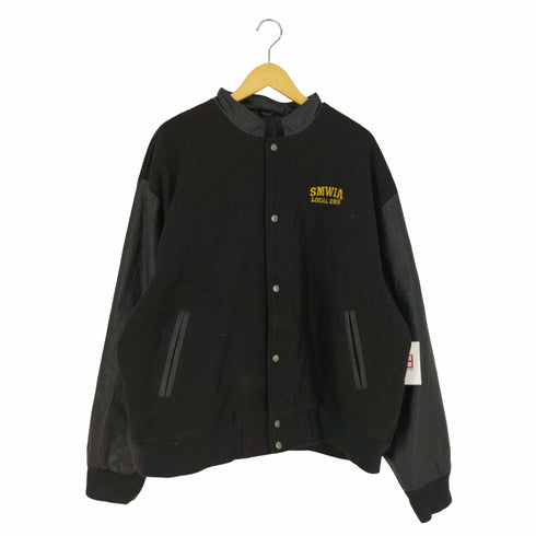 SUMAGGO カナダ製 リサイクルウール レザー スタジャン メンズ import:XXL