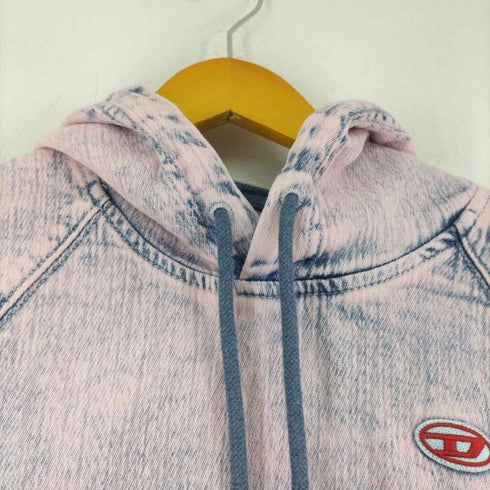 ディーゼル DIESEL D-ANGY-HOOD-NE スウェットパーカートラックデニム レディース import:S