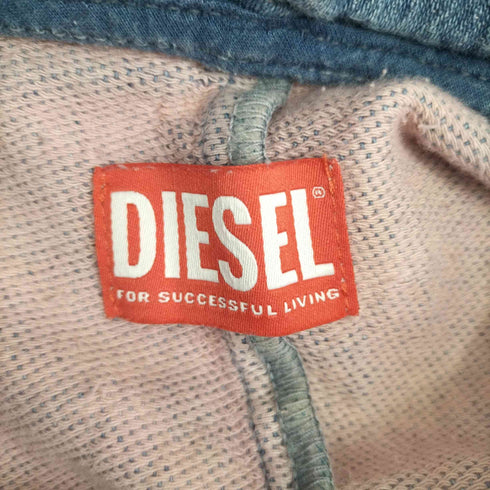 ディーゼル DIESEL D-ANGY-HOOD-NE スウェットパーカートラックデニム レディース import:S