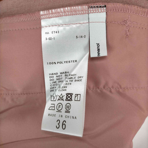 ジャーナルスタンダード JOURNAL STANDARD 23AW ウォッシャブル ワイドスラックスパンツ レディース JPN:36