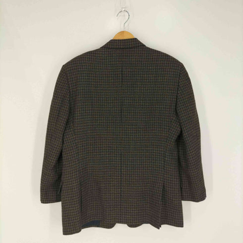 バレンティノウオモ VALENTINO UOMO イタリア製 OLD バージンウール ツイード 3Bテーラードジャケット メンズ 42.5C