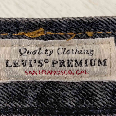 リーバイス Levis DESTRUCTRD 501 '54 ブラックデニム メンズ W29 L32