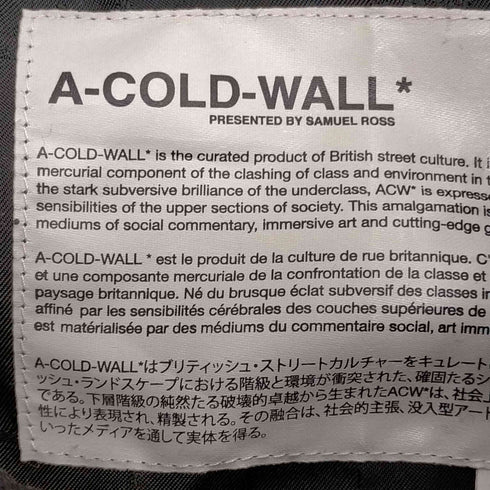 アコールドウォール A-COLD-WALL Cable Field Jacket メンズ import:M