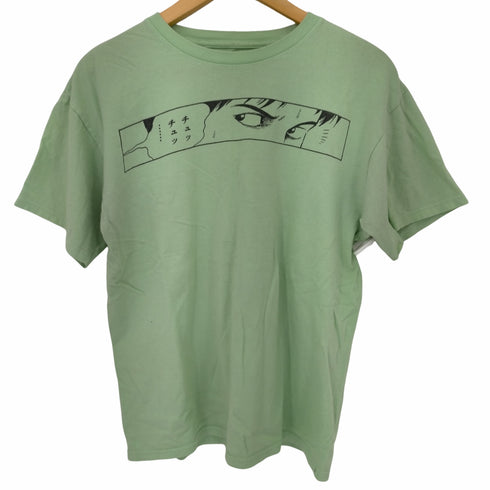 両面 キャラクタープリントTシャツ メンズ import:M