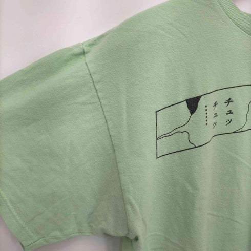 両面 キャラクタープリントTシャツ メンズ import:M