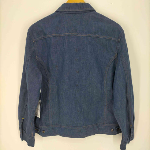 リー Lee 70S USA製 三角タグ デカ襟 デニムジャケット オレンジステッチ メンズ import:L
