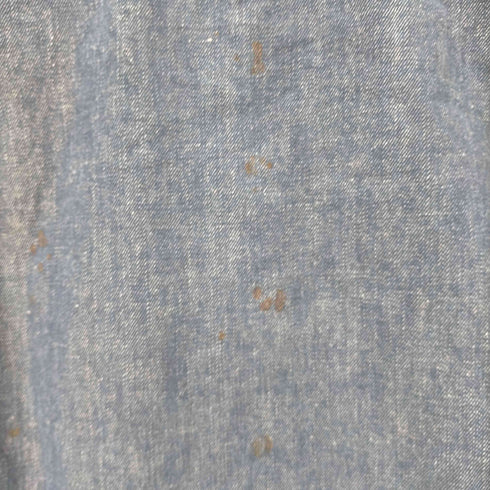 リー Lee 70S USA製 三角タグ デカ襟 デニムジャケット オレンジステッチ メンズ import:L
