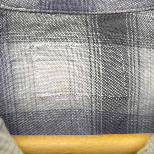 Vintage オープンカラー チェック L/S シャツ メンズ