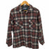 ペンドルトン PENDLETON 70S USA製 ウール シャドウチェック ボードシャツ 両フラップポケット メンズ import:L