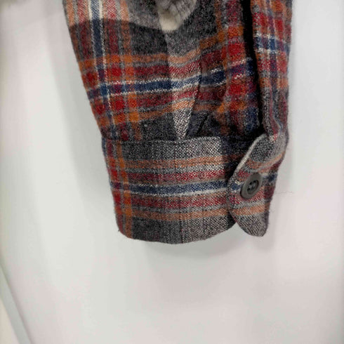 ペンドルトン PENDLETON 70S USA製 ウール シャドウチェック ボードシャツ 両フラップポケット メンズ import:L