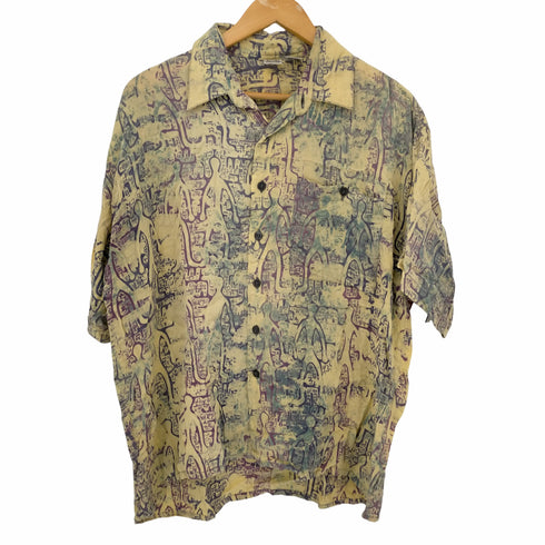NOMADIC TRADERS 90S レーヨン100% S/S シャツ メンズ JPN:M