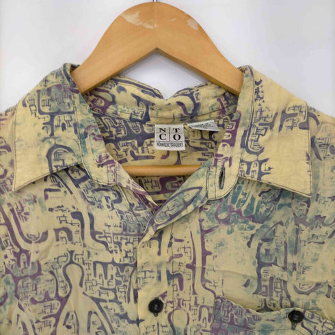 NOMADIC TRADERS 90S レーヨン100% S/S シャツ メンズ JPN:M