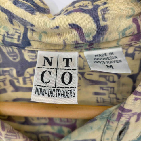 NOMADIC TRADERS 90S レーヨン100% S/S シャツ メンズ JPN:M