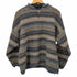ストラクチャー STRUCTURE 90S ウール混コットン マルチボーダーロールネックニット メンズ import:XL