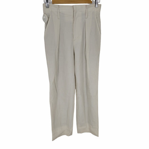 ビューティーアンドユースユナイテッドアローズ BEAUTY & YOUTH UNITED ARROWS タックテーパードベルトパンツ レディース JPN:M