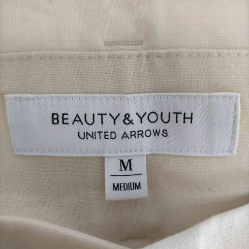ビューティーアンドユースユナイテッドアローズ BEAUTY & YOUTH UNITED ARROWS タックテーパードベルトパンツ レディース JPN:M