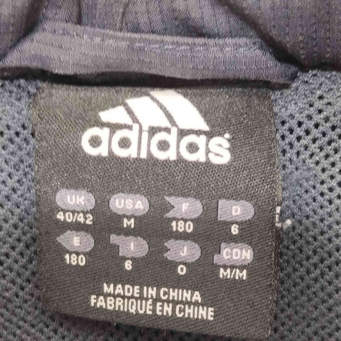 アディダス adidas フットボール刺繍 裏地メッシュ ナイロンジャケット メンズ USA.M/ J.0