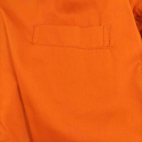 キャサリンハムネットロンドン KATHARINE HAMNETT LONDON バックロゴ ダブルジップ ボマーサテンブルゾン メンズ import:L