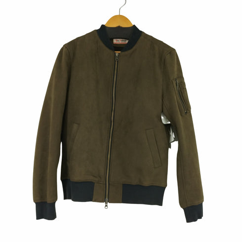 ミッシェルクランオム MICHEL KLEIN HOMME 20thアニバーサリー MA-1 フェイクスエードストレッチブルゾン メンズ 48