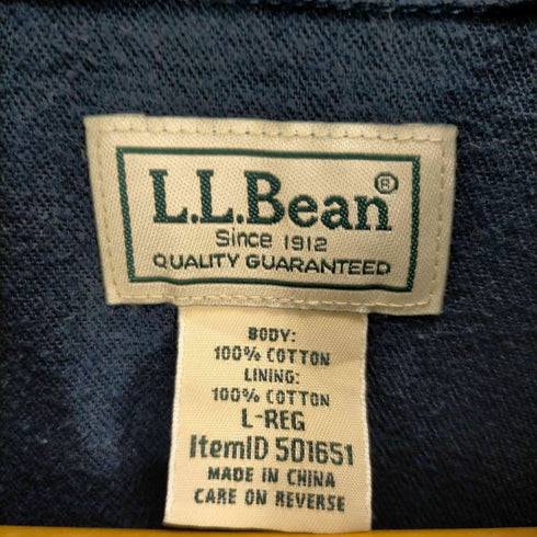 エルエルビーン L.L.Bean 00S ギンガムチェック フランネルシャツ メンズ import:L