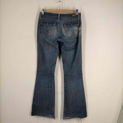 リーバイス Levis Levi’s Ultimate Lift Flare 544 Bootcut Blue Fold Over Pocket Jeans レディース 4 medium