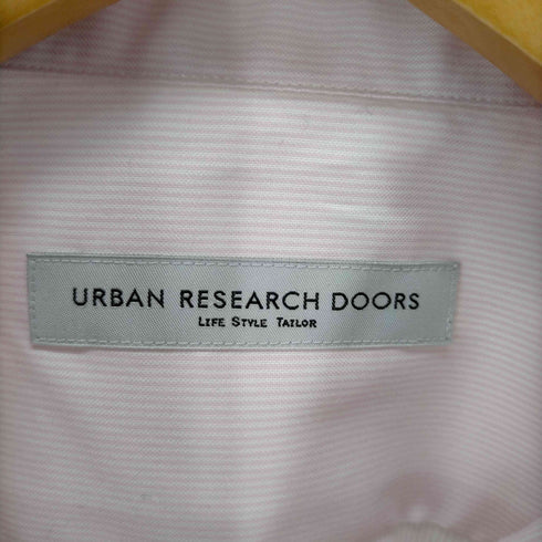 アーバンリサーチドアーズ URBAN RESEARCH DOORS 23AW LIFE STYLE TAILOR セミワイド細ストライプシャツ メンズ US:40