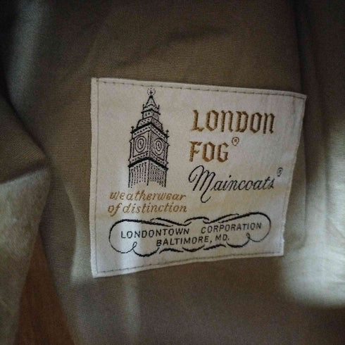 ロンドンフォグ LONDON FOG ポリコットン トレンチコート メンズ 36REG