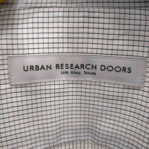 アーバンリサーチドアーズ URBAN RESEARCH DOORS 23AW LIFE STYLE TAILOR セミワイドグラフチェックシャツ メンズ UK:40