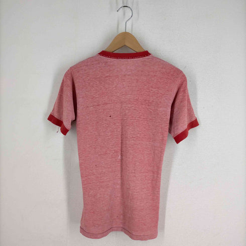 90s 霜降りリンガーTシャツ シングルステッチ チビT メンズ