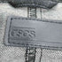 エイソス asos ブラックデニム 3Bチェスターコート メンズ import:M