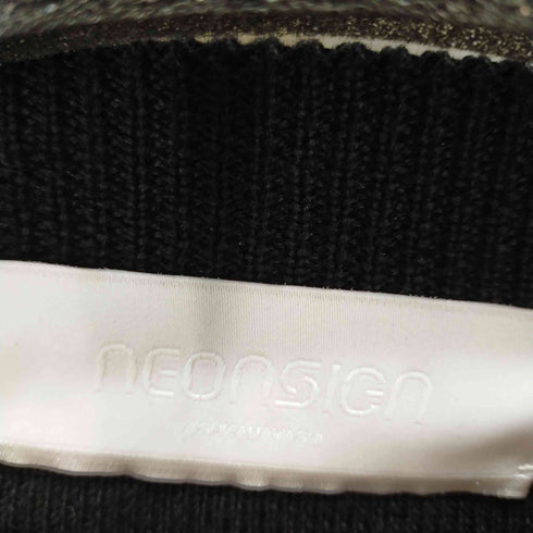 ネオンサイン NEON SIGN 22AW Changes sweater チェンジズ セーター オーバーサイズボーダーニット メンズ JPN:48