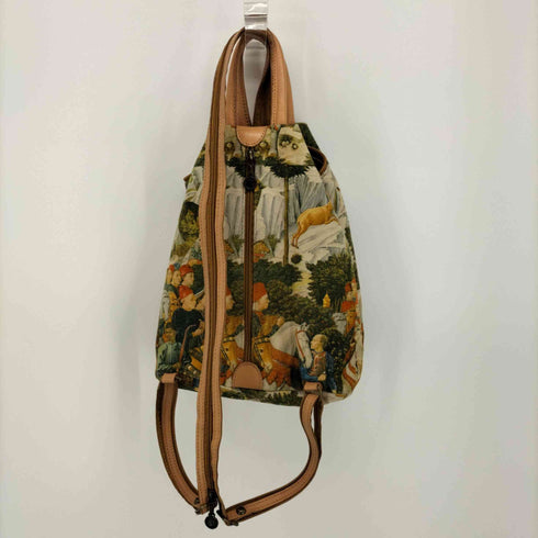 Ma Nifattv Ra Di Si GNA 絵画柄 総柄 ボディバッグ ショルダー バッグ レディース