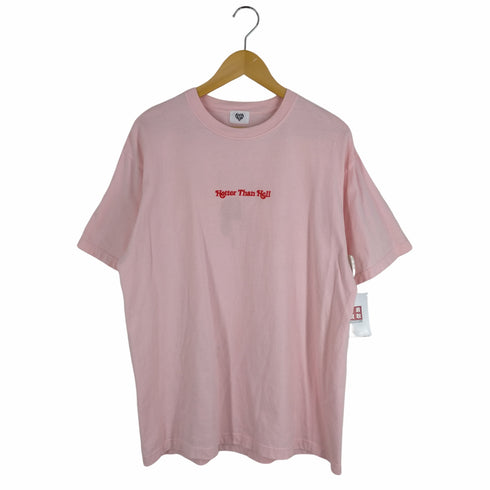 HOTTER THAN HELL 刺繍クルーネックTシャツ メンズ