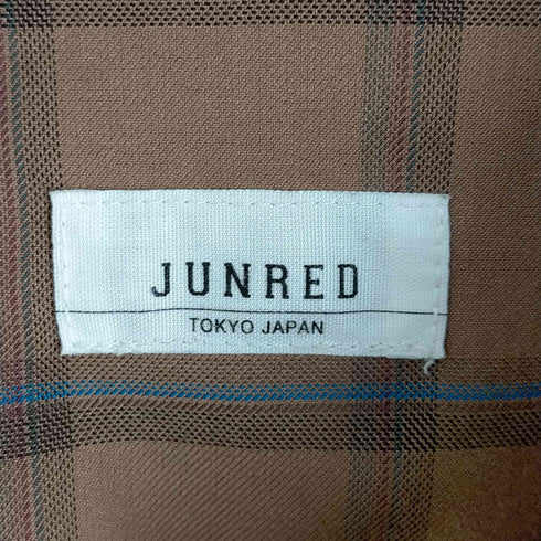 ジュンレッド JUNRed 両フラップ チェック柄半袖シャツジャケット メンズ JPN:M