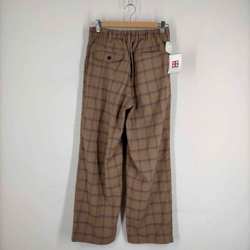 ジュンレッド JUNRed チェック柄タックワイドパンツ メンズ JPN:S