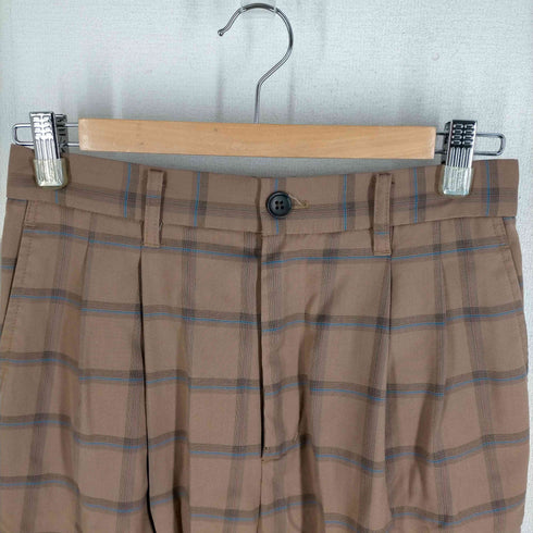 ジュンレッド JUNRed チェック柄タックワイドパンツ メンズ JPN:S