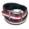 トミーヒルフィガー TOMMY HILFIGER ストライプレザーベルト メンズ