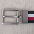 トミーヒルフィガー TOMMY HILFIGER ストライプレザーベルト メンズ