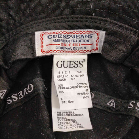 ゲスジーンズ GUESS JEANS TWILL BUCKET HAT メンズ ONE SIZE