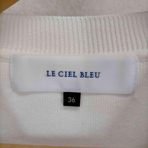 ルシェルブルー LE CIEL BLEU 23AW Lace Paneled Knit Top レディース JPN:36