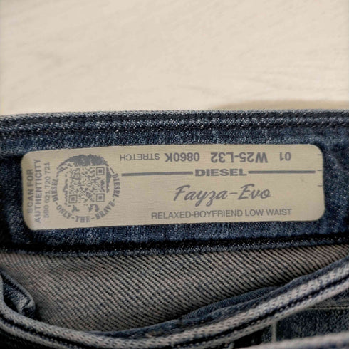 ディーゼル DIESEL FAYZA-EVO ダメージデニムパンツ レディース W25-L32