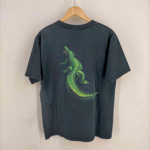 アンビル Anvil Human-I-Tees アニマルプリントTシャツ ワニ メンズ import:M