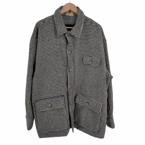 RIVERBOTTOMS USA製 千鳥格子 メルトンコート メンズ import:L