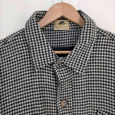 RIVERBOTTOMS USA製 千鳥格子 メルトンコート メンズ import:L