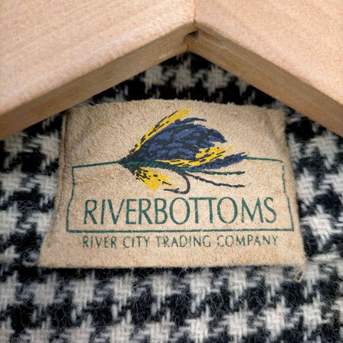RIVERBOTTOMS USA製 千鳥格子 メルトンコート メンズ import:L