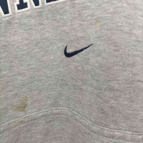 ナイキチーム NIKE TEAM 00s TEAMタグ CONNECTICUT フロントロゴ刺繍 カレッジ スウェット プルオーバーパーカー メンズ JPN:L
